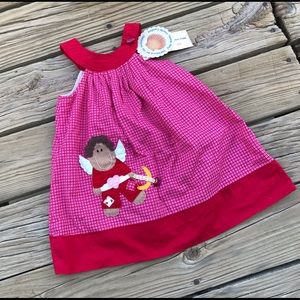 3T-4T Handmade Girls Cupid Tunic Dress Lined
